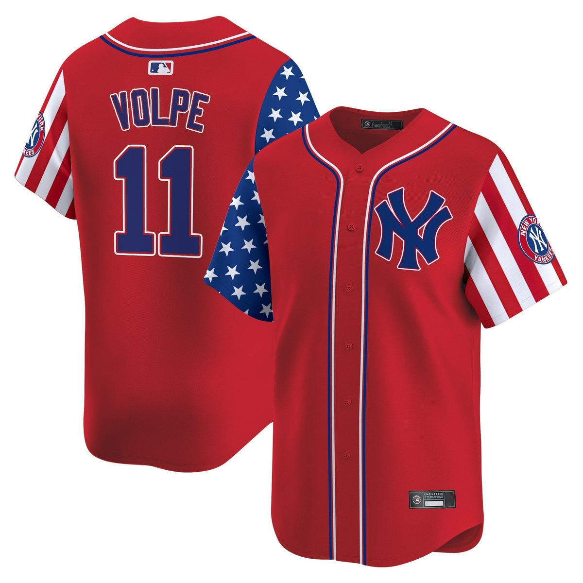 NYY 2026 Independence Day Vapor Premier Limited Jersey - Stitched