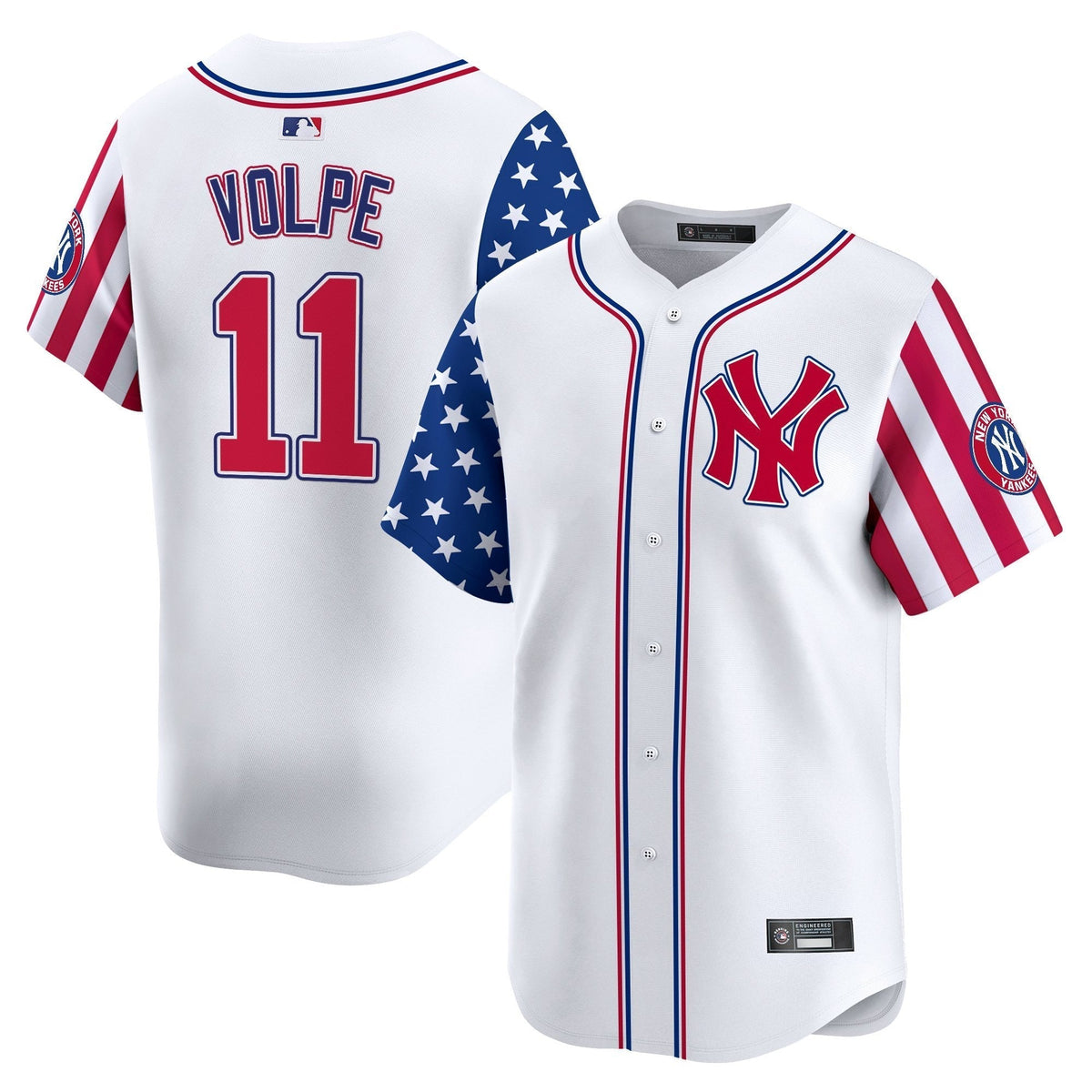 NYY 2026 Independence Day Vapor Premier Limited Men Jersey - All Stitched
