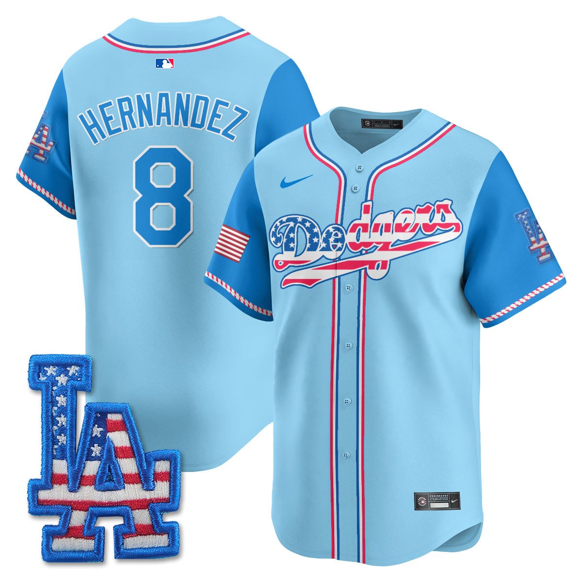 LAD 2025 Fourth of July Men Jersey - All Stitched