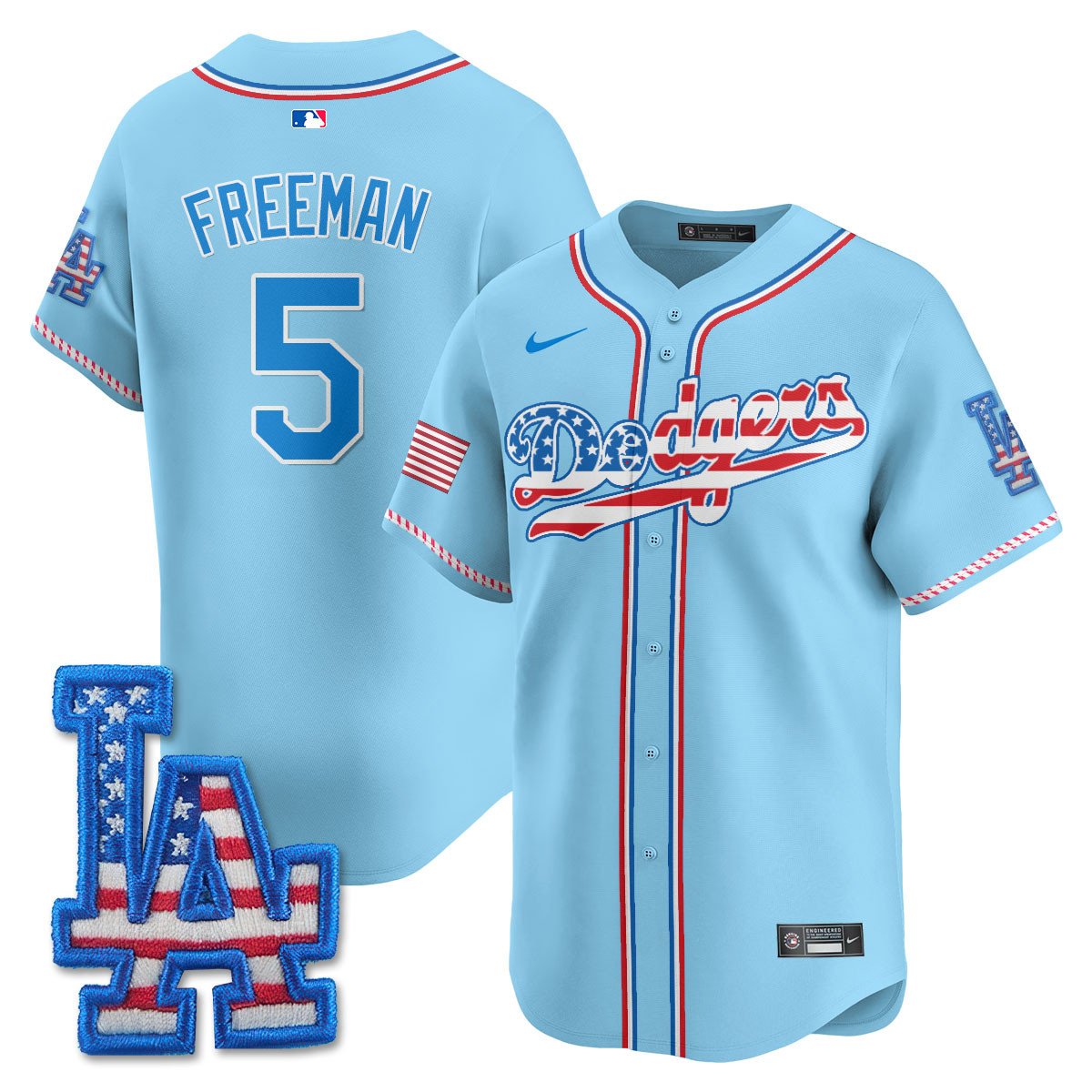 LAD 2025 Fourth of July Jersey - All Stitched