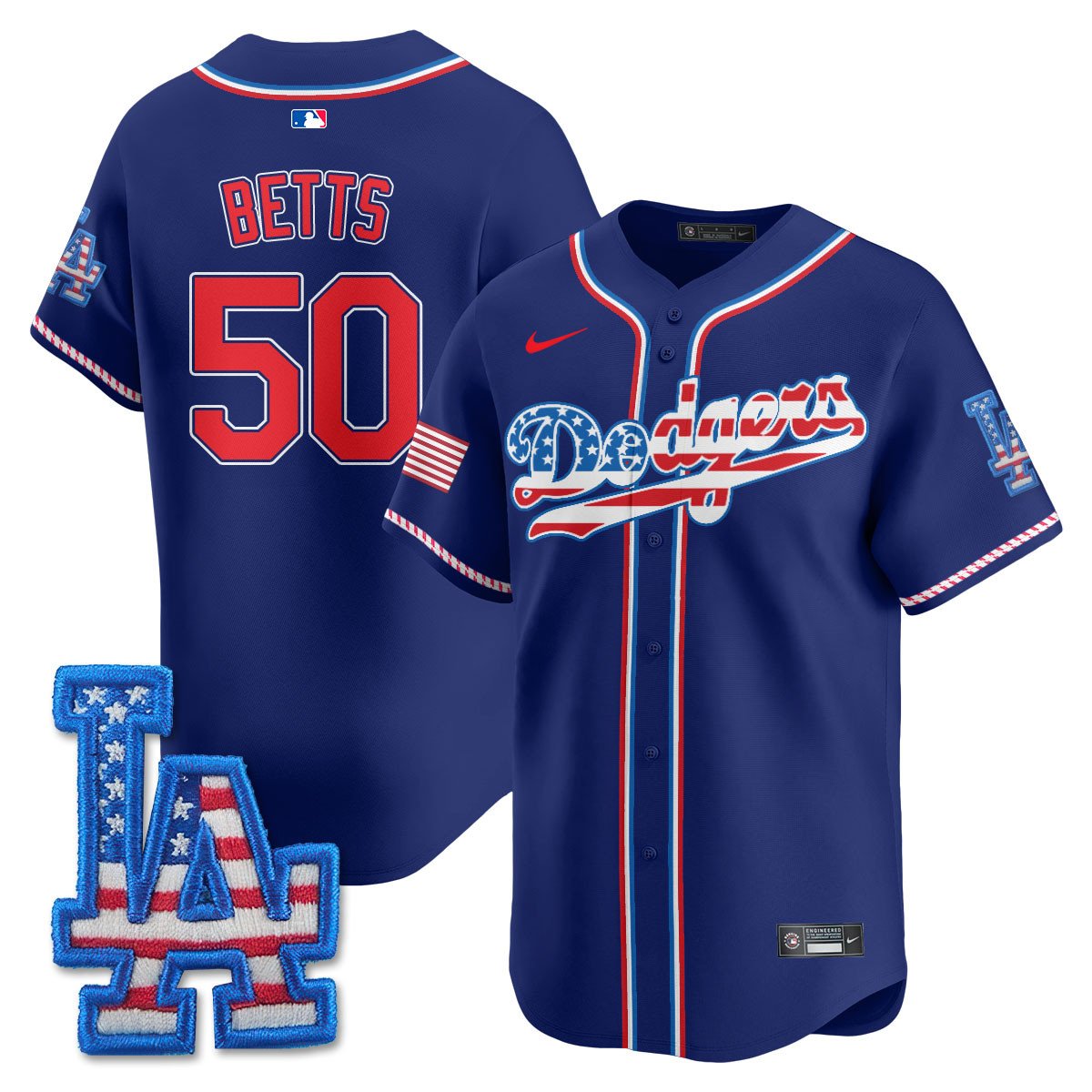 LAD 2025 Fourth of July Jersey - All Stitched