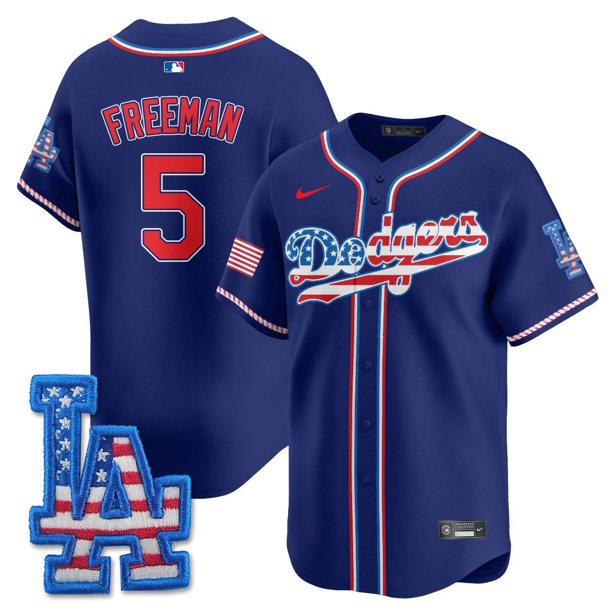 LAD 2025 Fourth of July Jersey - All Stitched