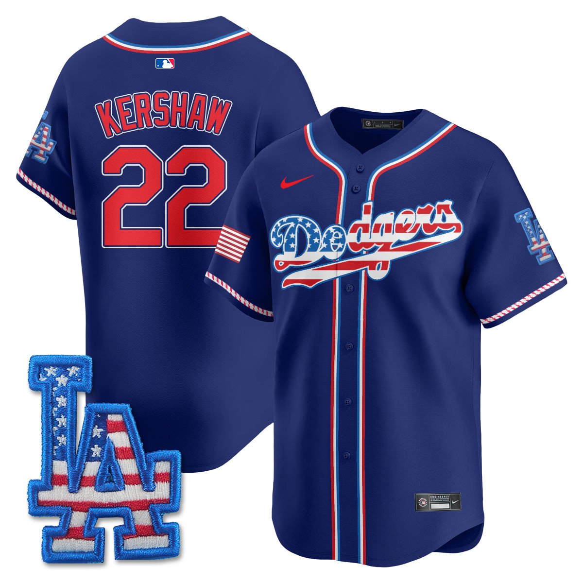 LAD 2025 Fourth of July Jersey - All Stitched
