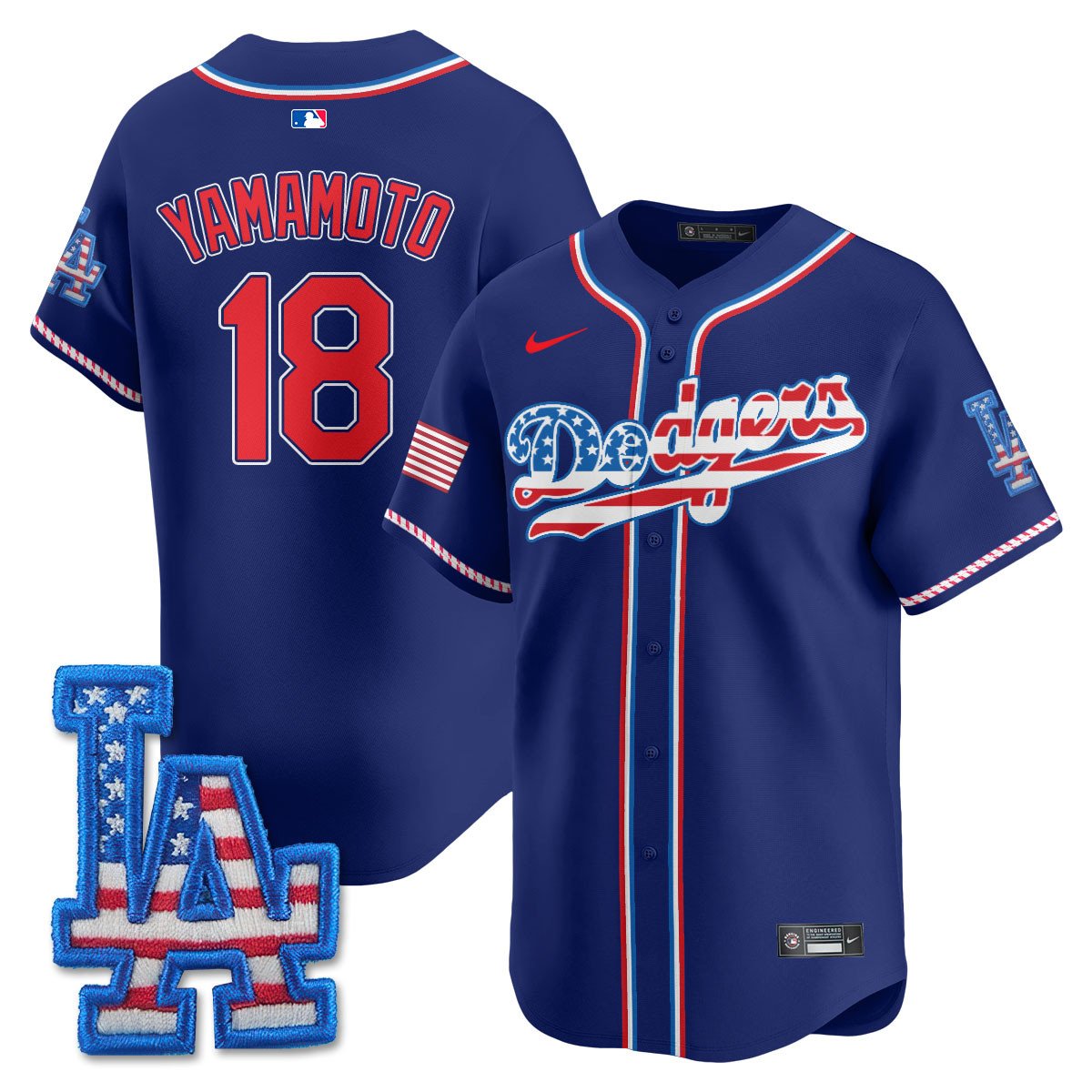 LAD 2025 Fourth of July Men Jersey - All Stitched