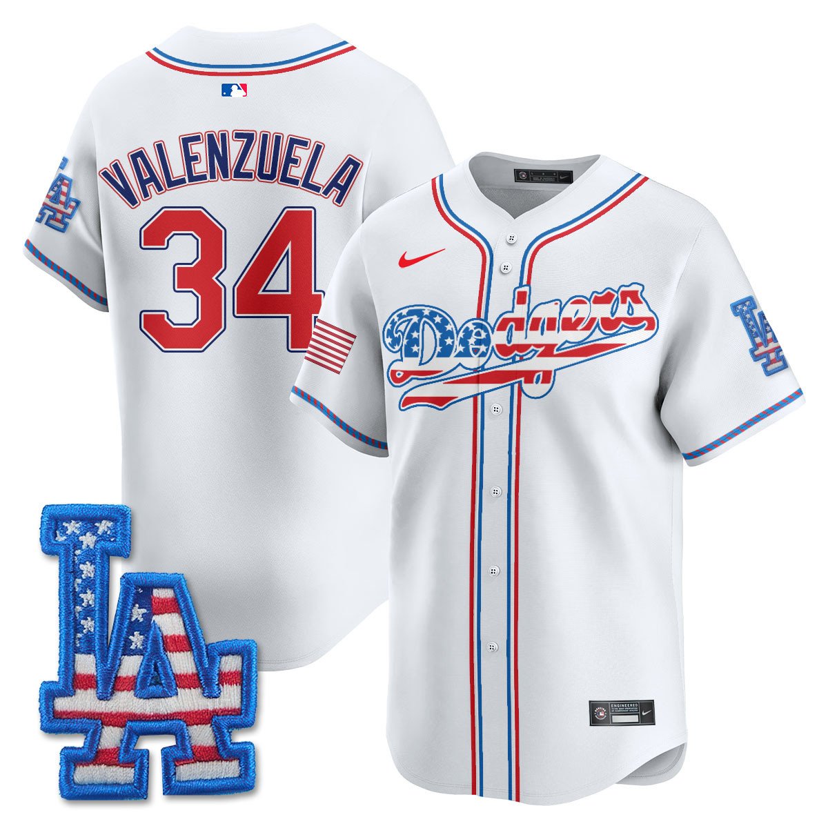 LAD 2025 Fourth of July Men Jersey - All Stitched