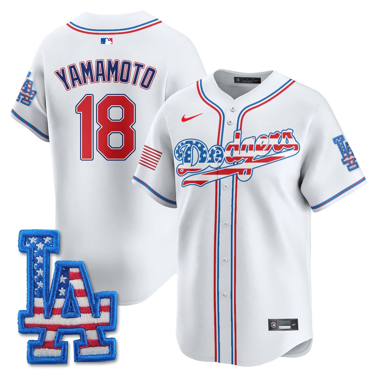 LAD 2025 Fourth of July Men Jersey - All Stitched