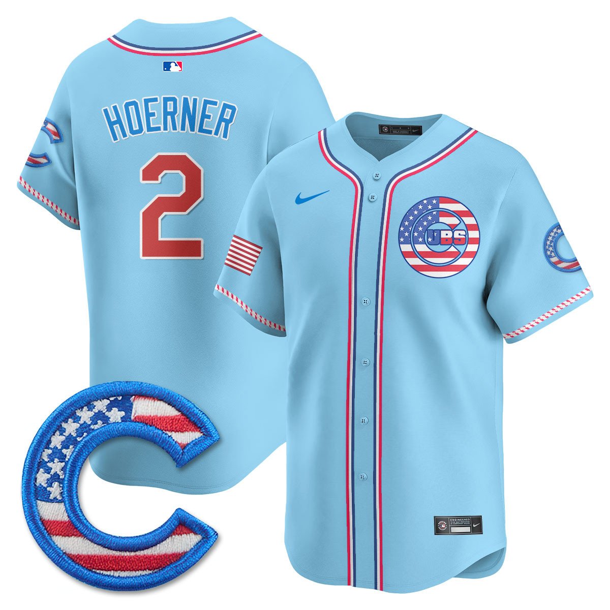 CHC 2025 Fourth of July Jersey - All Stitched