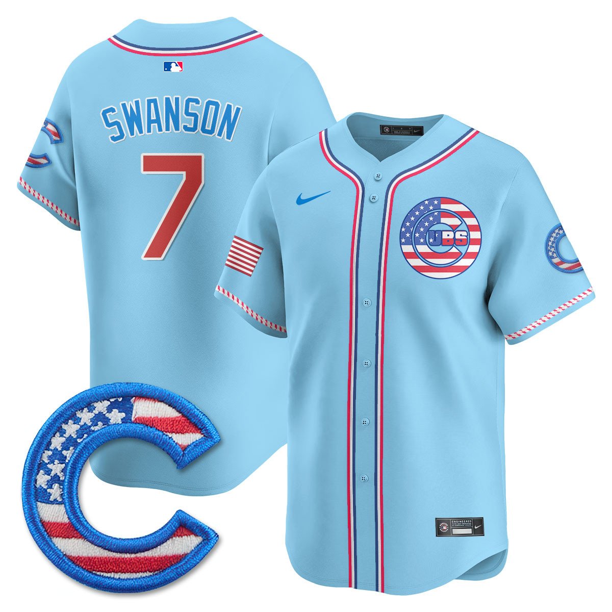 CHC 2025 Fourth of July Jersey - All Stitched