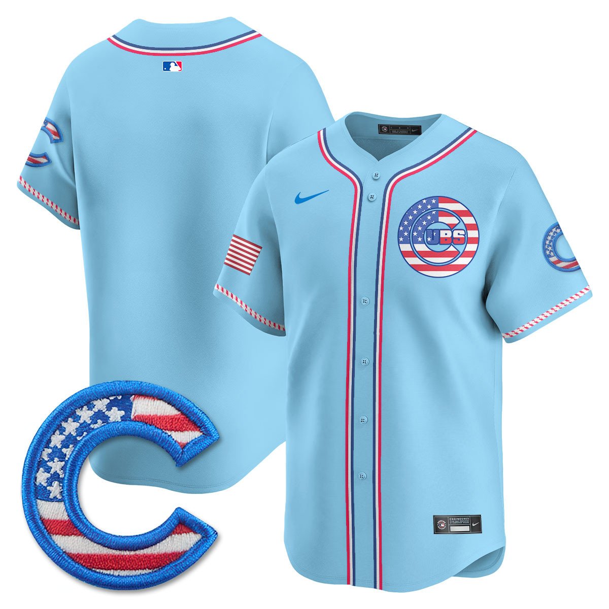 CHC 2025 Fourth of July Jersey - All Stitched