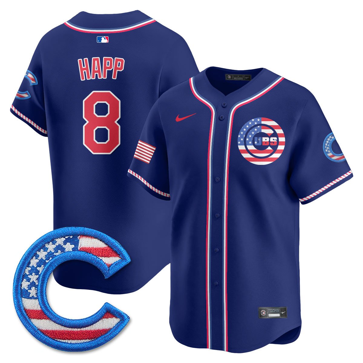 CHC 2025 Fourth of July Jersey - All Stitched