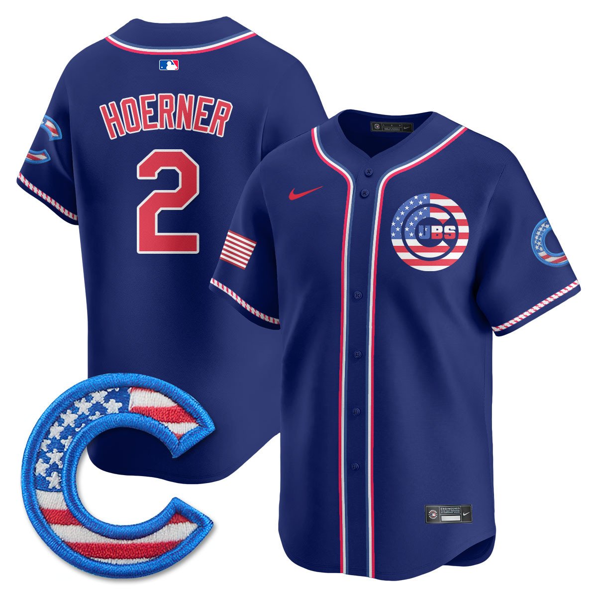 CHC 2025 Fourth of July Jersey - All Stitched