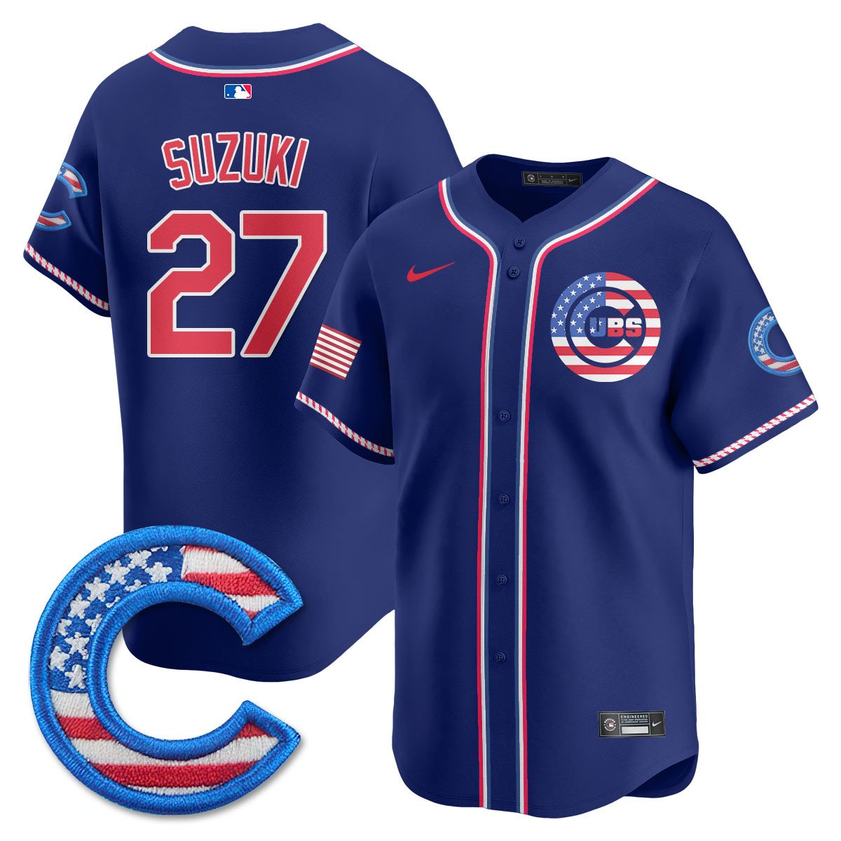 CHC 2025 Fourth of July Jersey - All Stitched