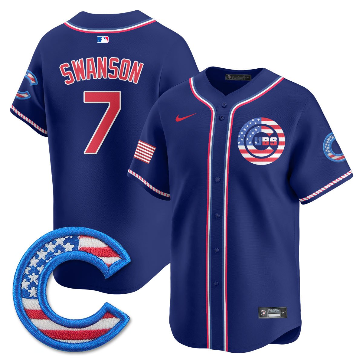 CHC 2025 Fourth of July Jersey - All Stitched