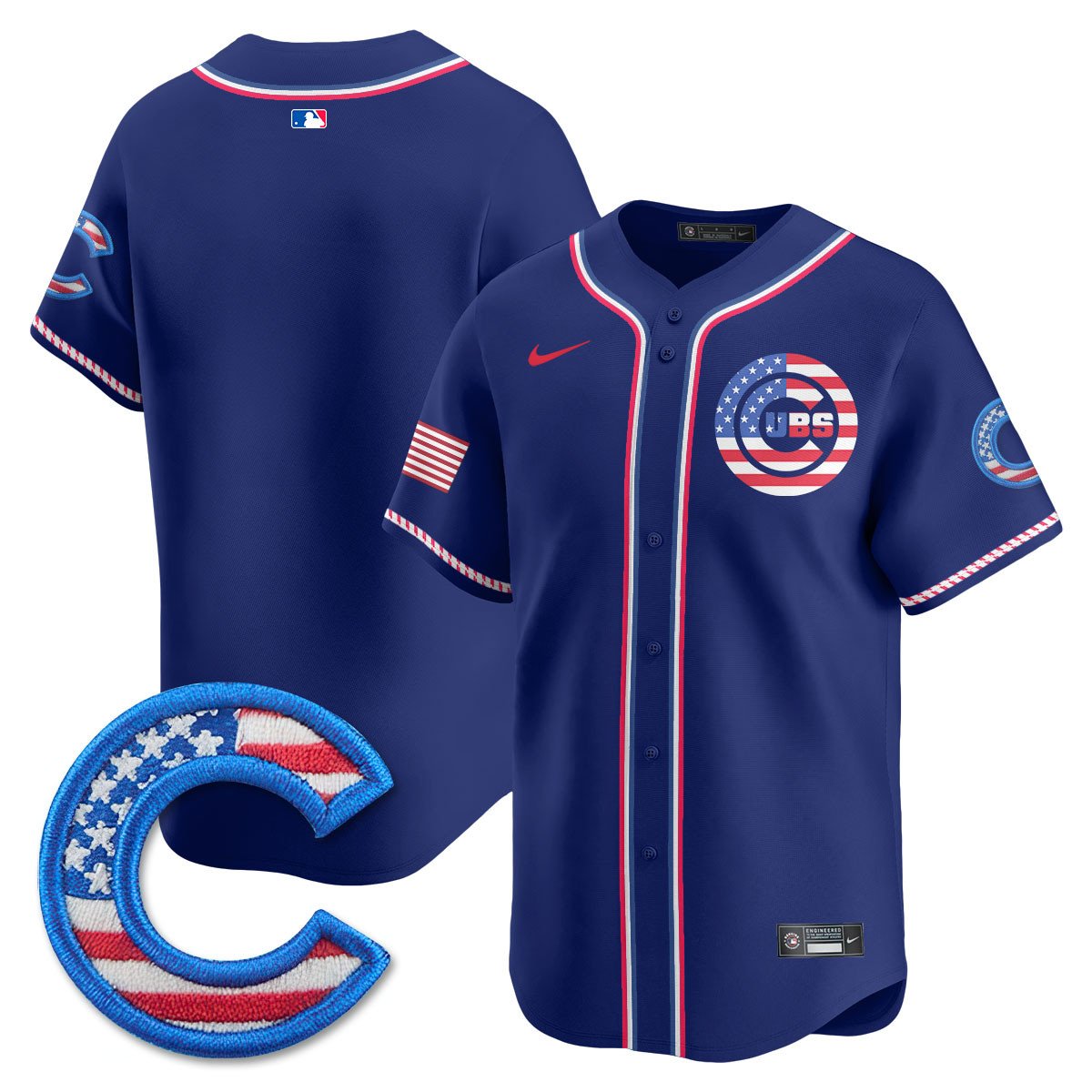CHC 2025 Fourth of July Jersey - All Stitched