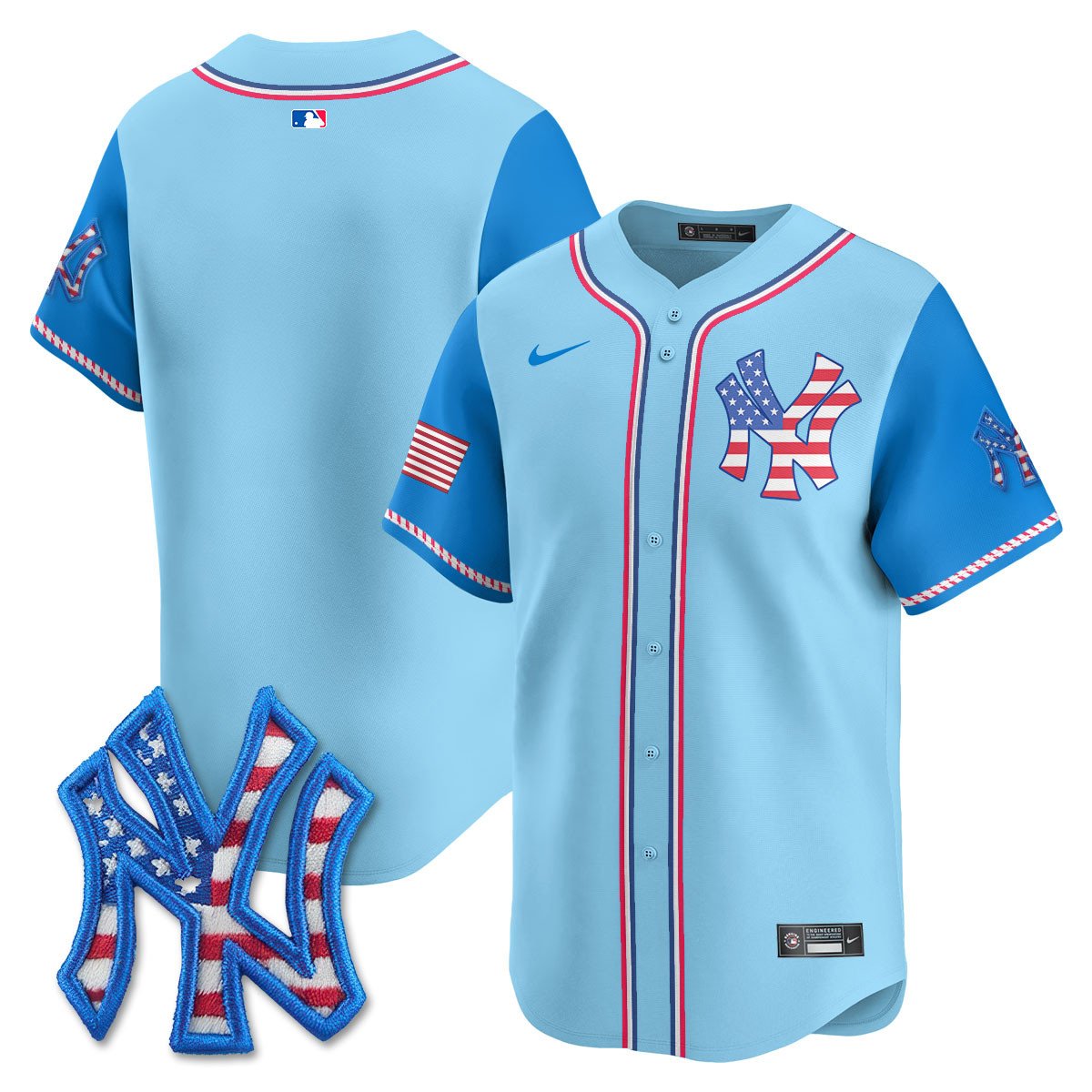 NYY 2026 Fourth of July Men Jersey - All Stitched