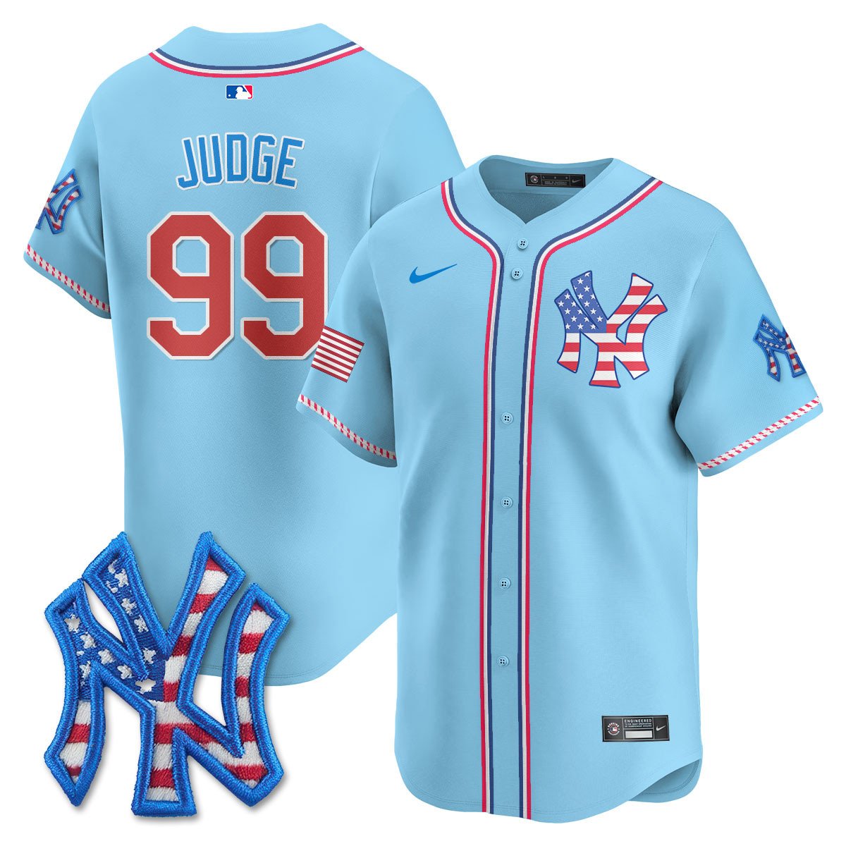 NYY 2026 Fourth of July Jersey - All Stitched