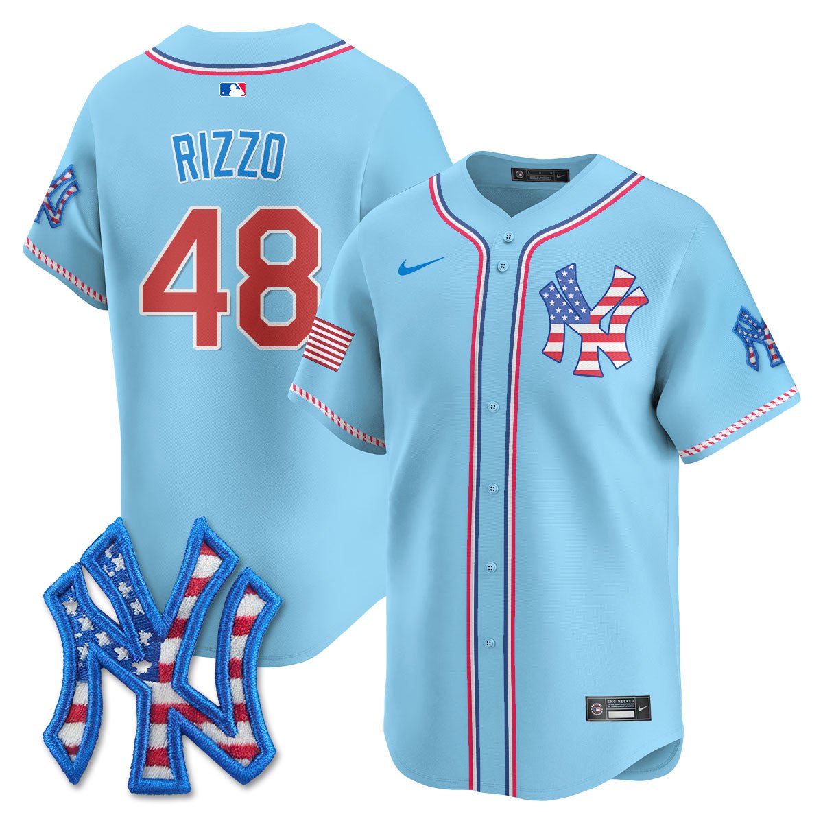 NYY 2026 Fourth of July Jersey - All Stitched