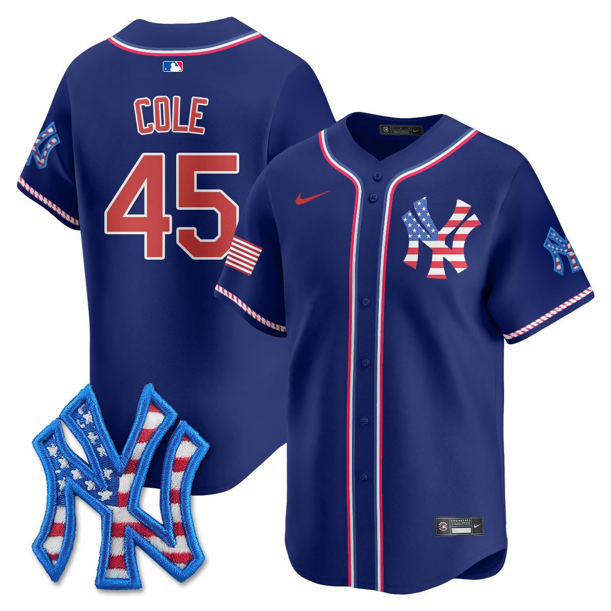 NYY 2026 Fourth of July Jersey - All Stitched