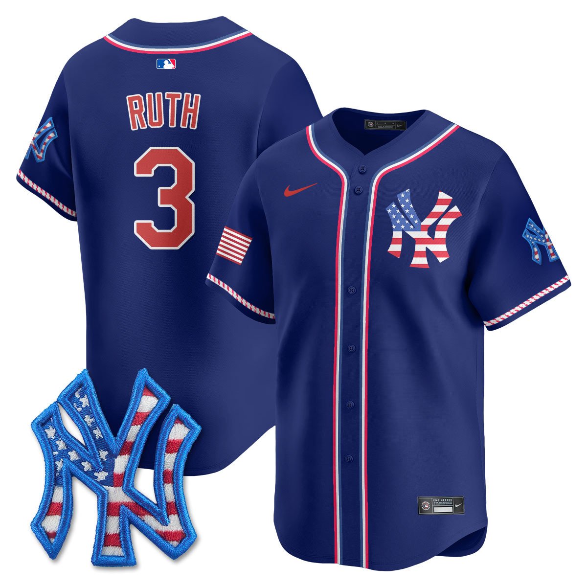 NYY 2026 Fourth of July Jersey - All Stitched