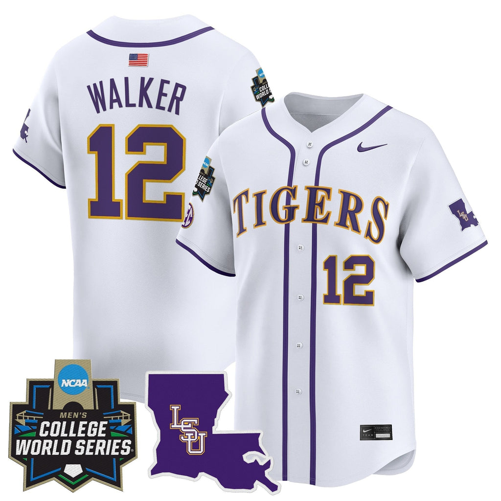 LSU 2025 World Series Vapor Premier Limited Jersey - All Stitched