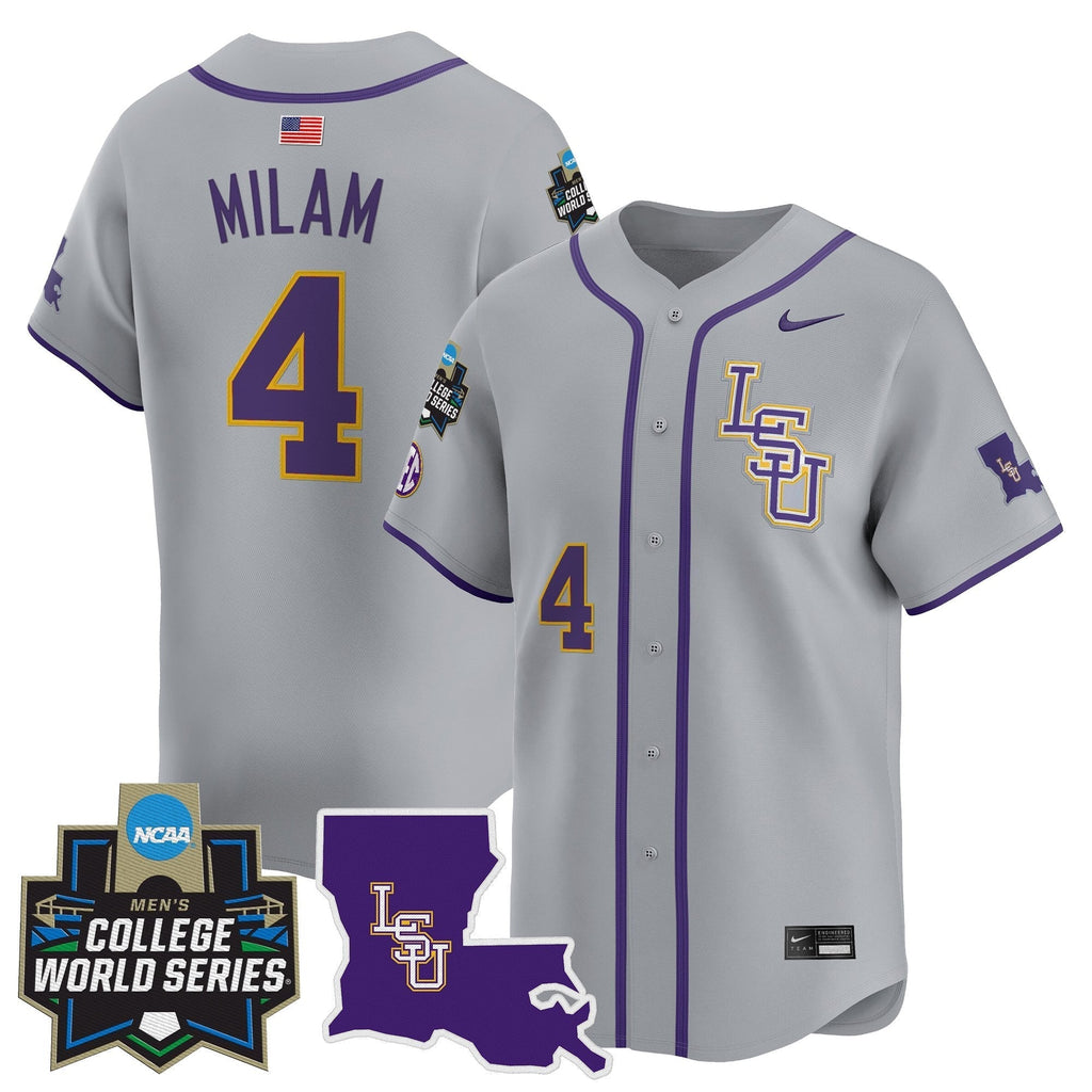 LSU 2025 World Series Vapor Premier Limited Jersey - All Stitched