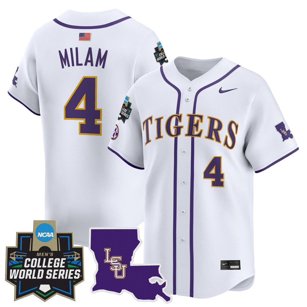 LSU 2025 World Series Vapor Premier Limited Jersey - All Stitched