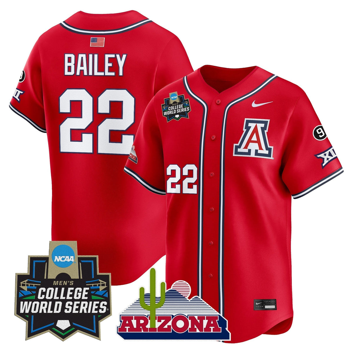 ARIZ 2025 World Series Vapor Premier Limited Jersey - All Stitched