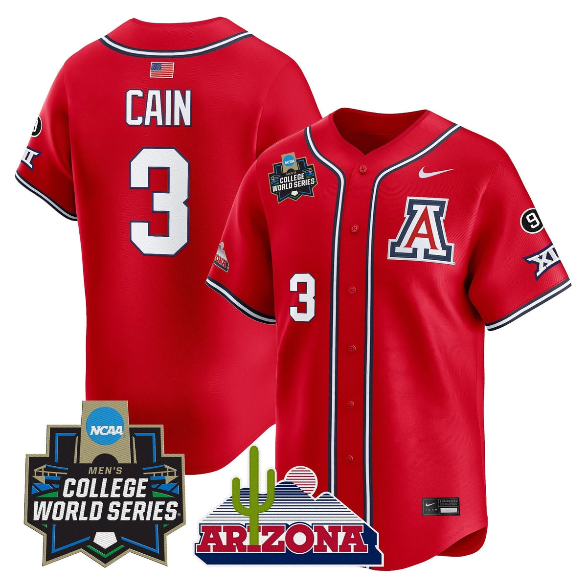 ARIZ 2025 World Series Vapor Premier Limited Jersey - All Stitched