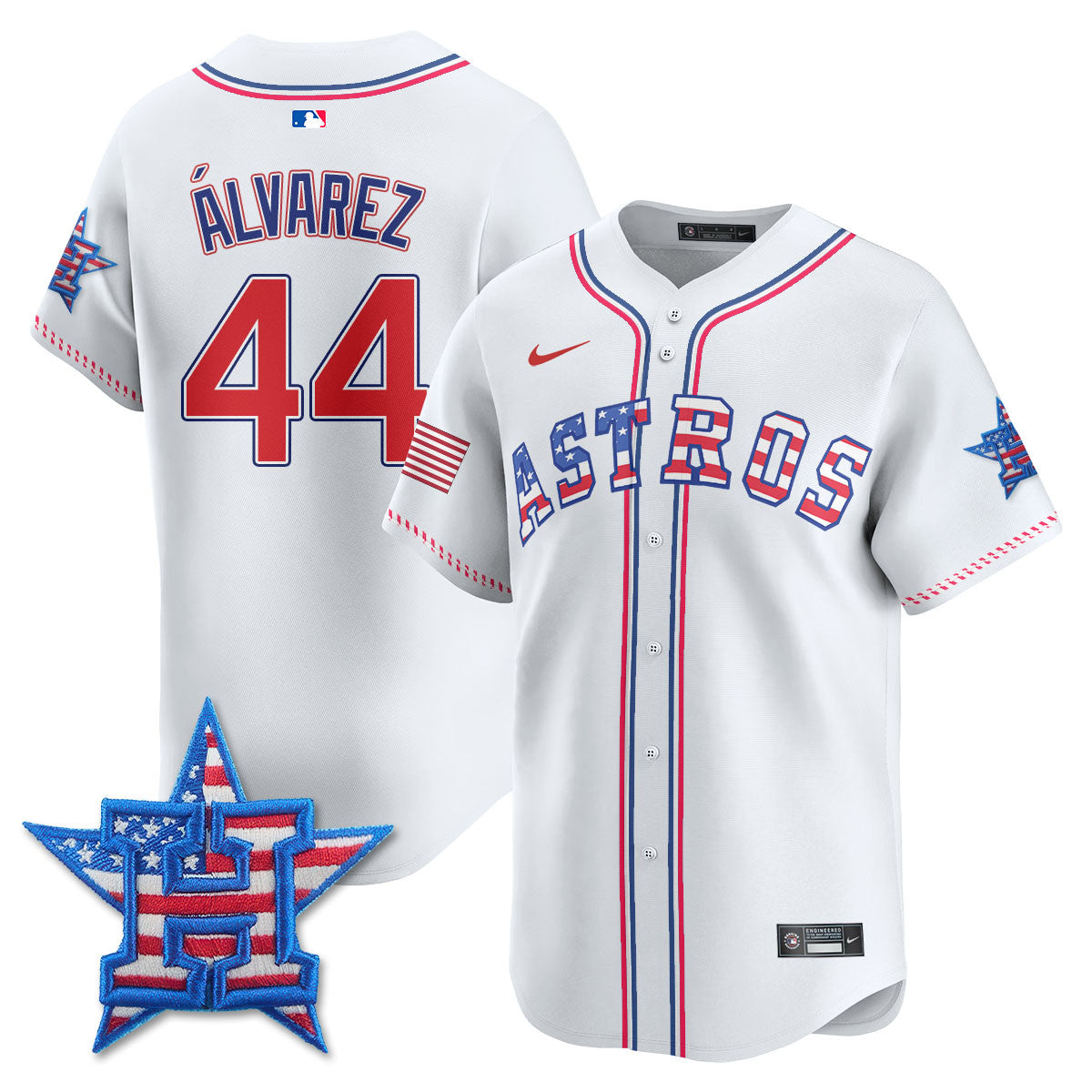 HOU 2025 Fourth of July Jersey - All Stitched