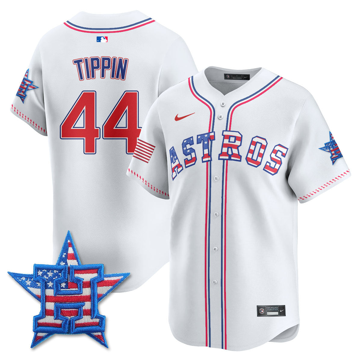 HOU 2025 Fourth of July Jersey - All Stitched