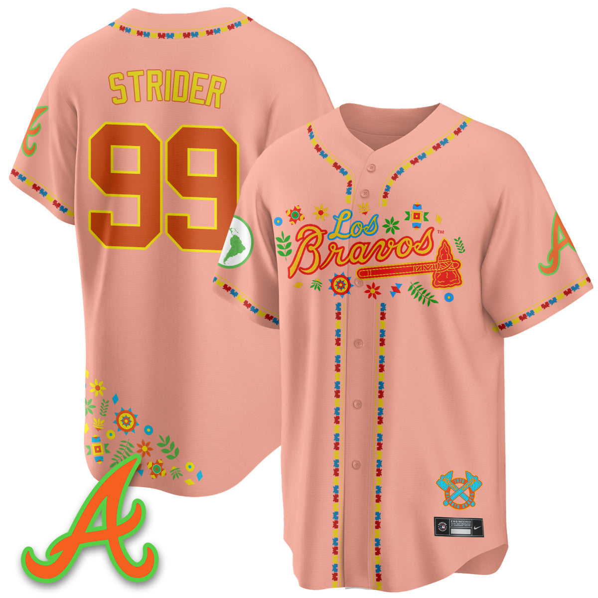 ATL 2025 "Los Bravos" Men Jersey - All Stitched