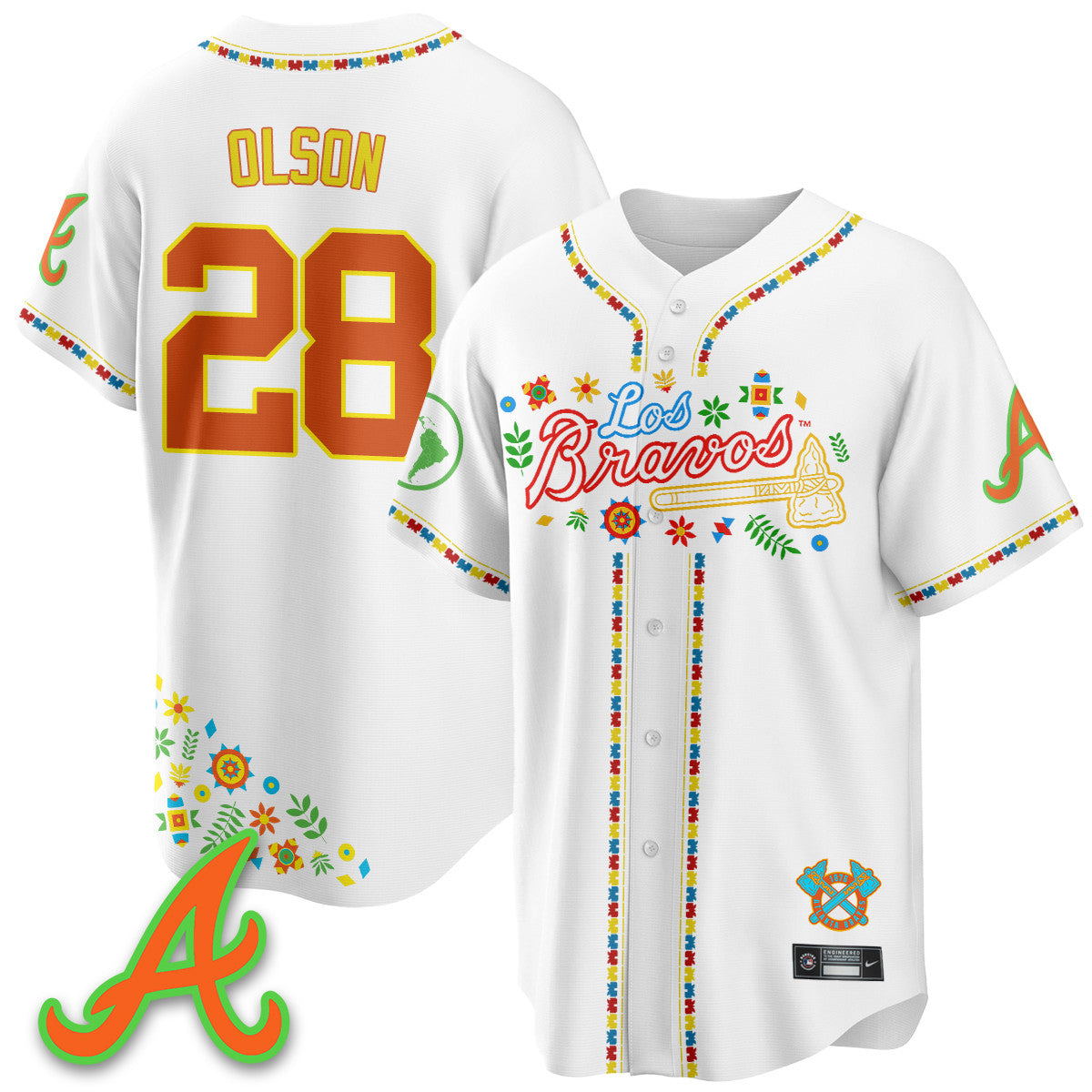 ATL 2025 "Los Bravos" Men Jersey - All Stitched