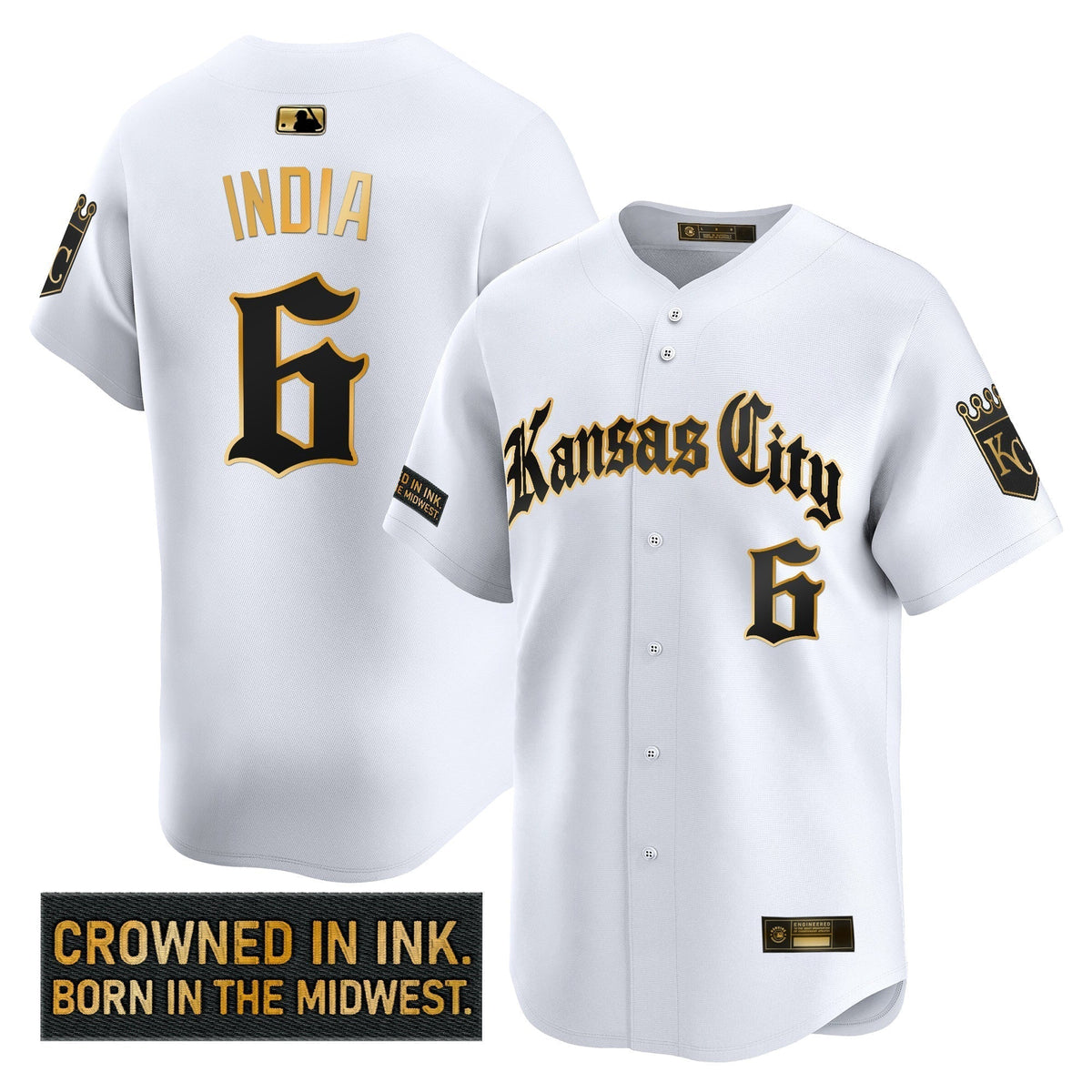 KC 'Gothic Crown Edition' Gold Vapor Premier Limited Jersey - All Stitched