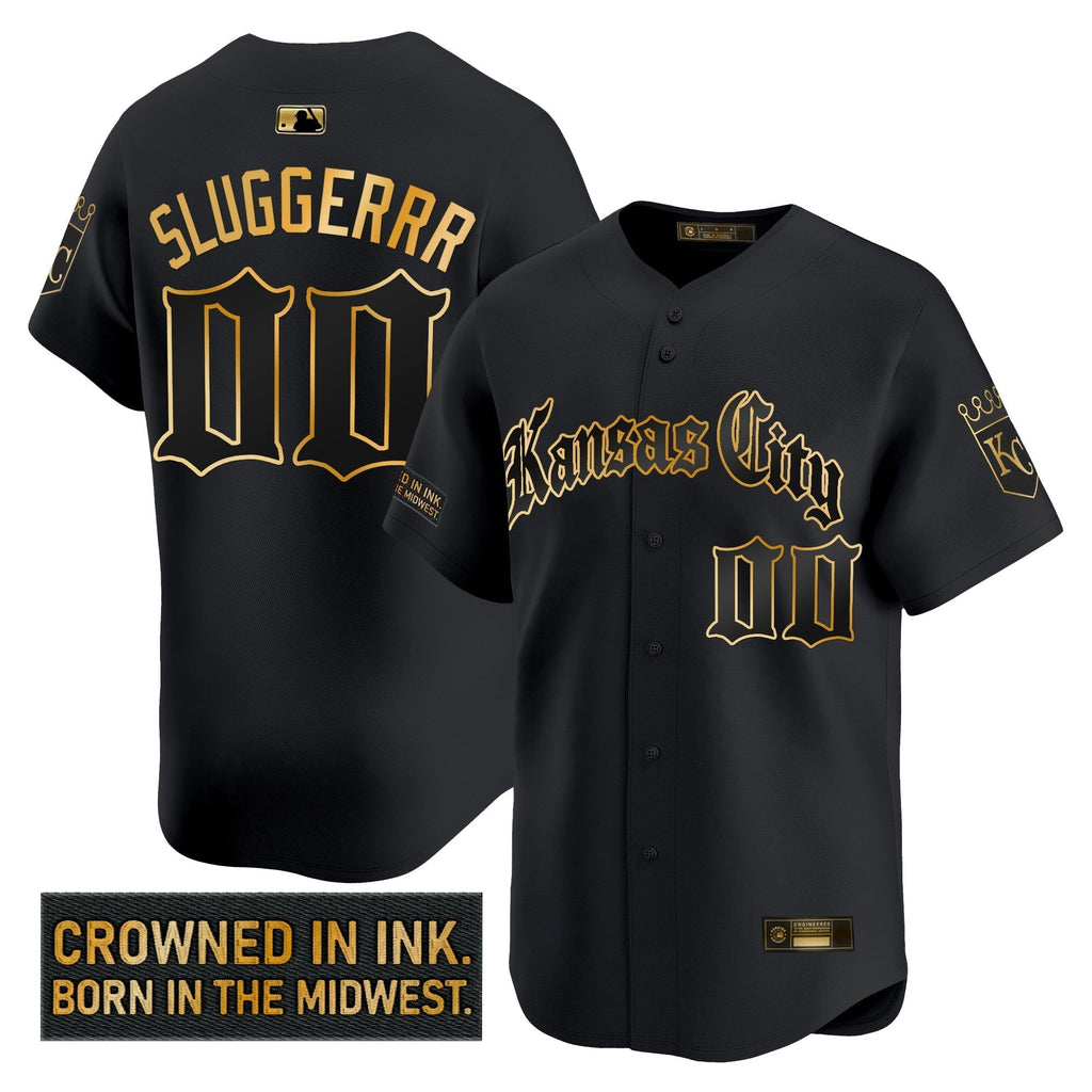 KC 'Gothic Crown Edition' Gold Vapor Premier Limited Jersey - All Stitched