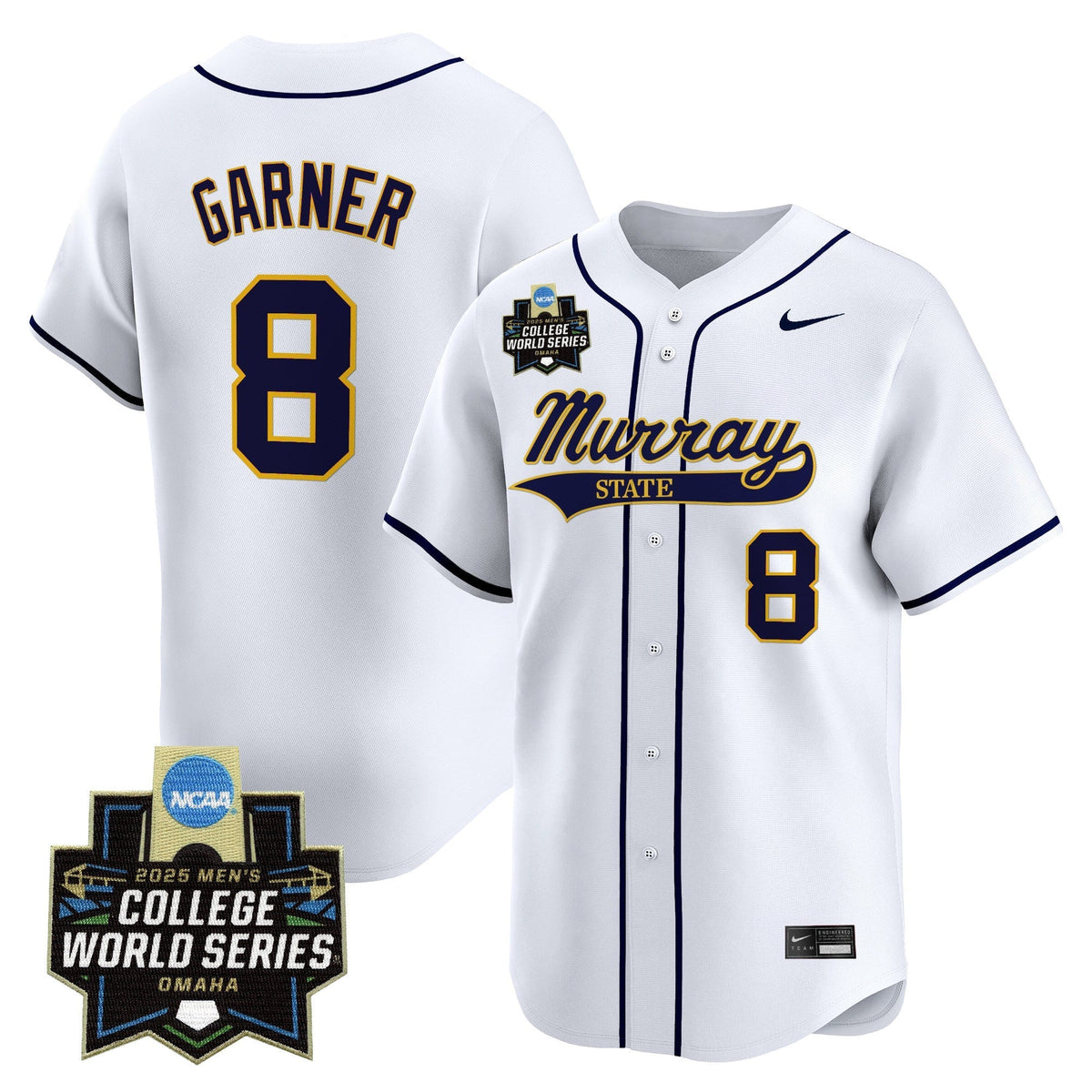 Murray State Racers 2025 World Series Vapor Premier Limited Jersey - All Stitched