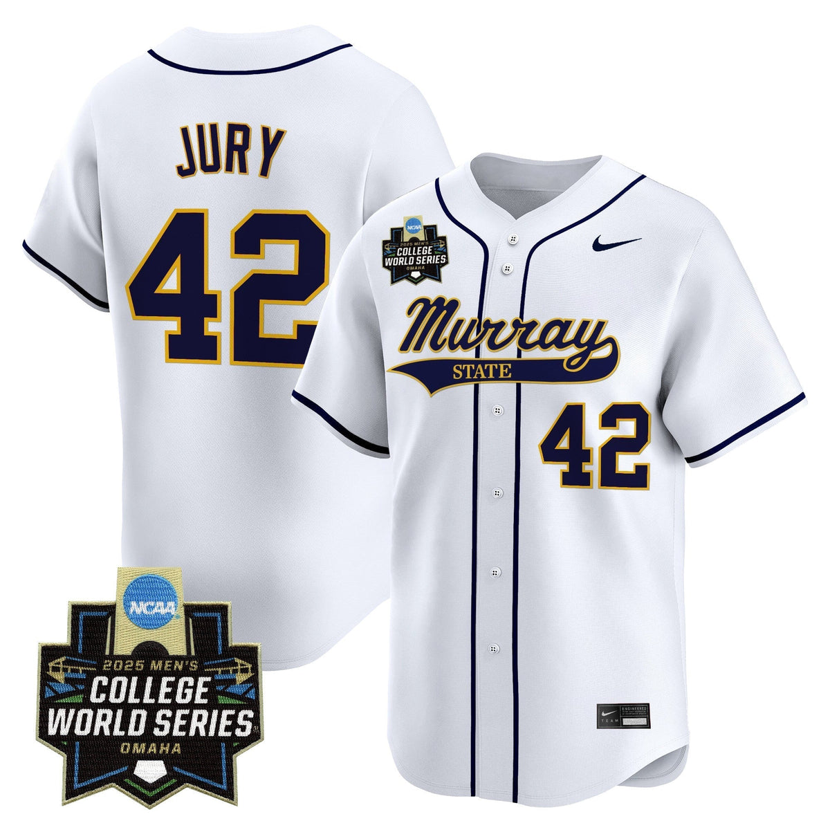 Murray State Racers 2025 World Series Vapor Premier Limited Jersey - Stitched