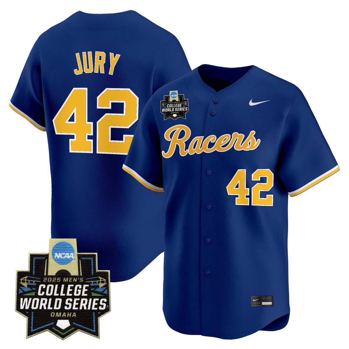 Murray State Racers 2025 World Series Vapor Premier Limited Jersey - All Stitched
