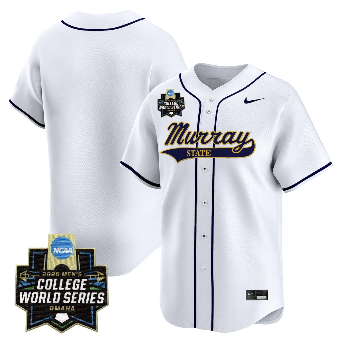 Murray State Racers 2025 World Series Vapor Premier Limited Jersey - Stitched