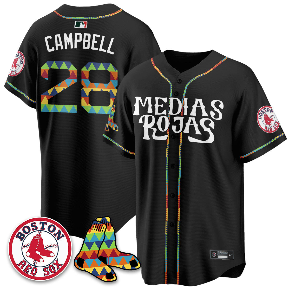 BOS "Medias Rojas" Limited Jersey - All Stitched