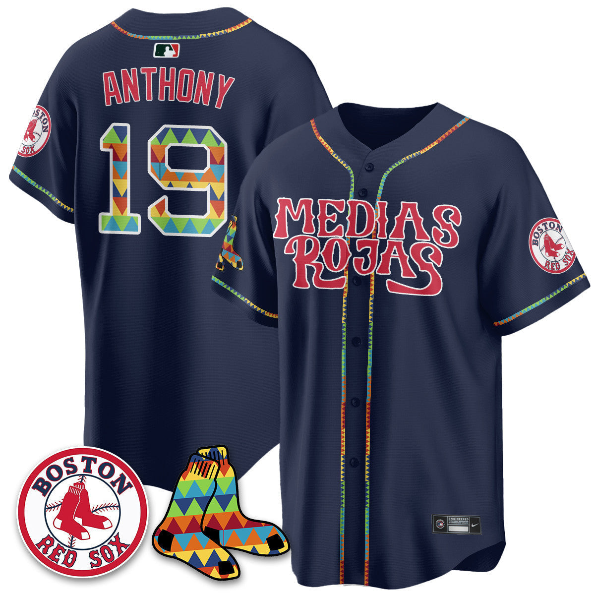 BOS "Medias Rojas" Limited Jersey - All Stitched