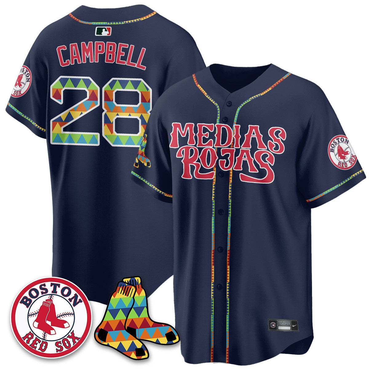 BOS "Medias Rojas" Limited Jersey - All Stitched