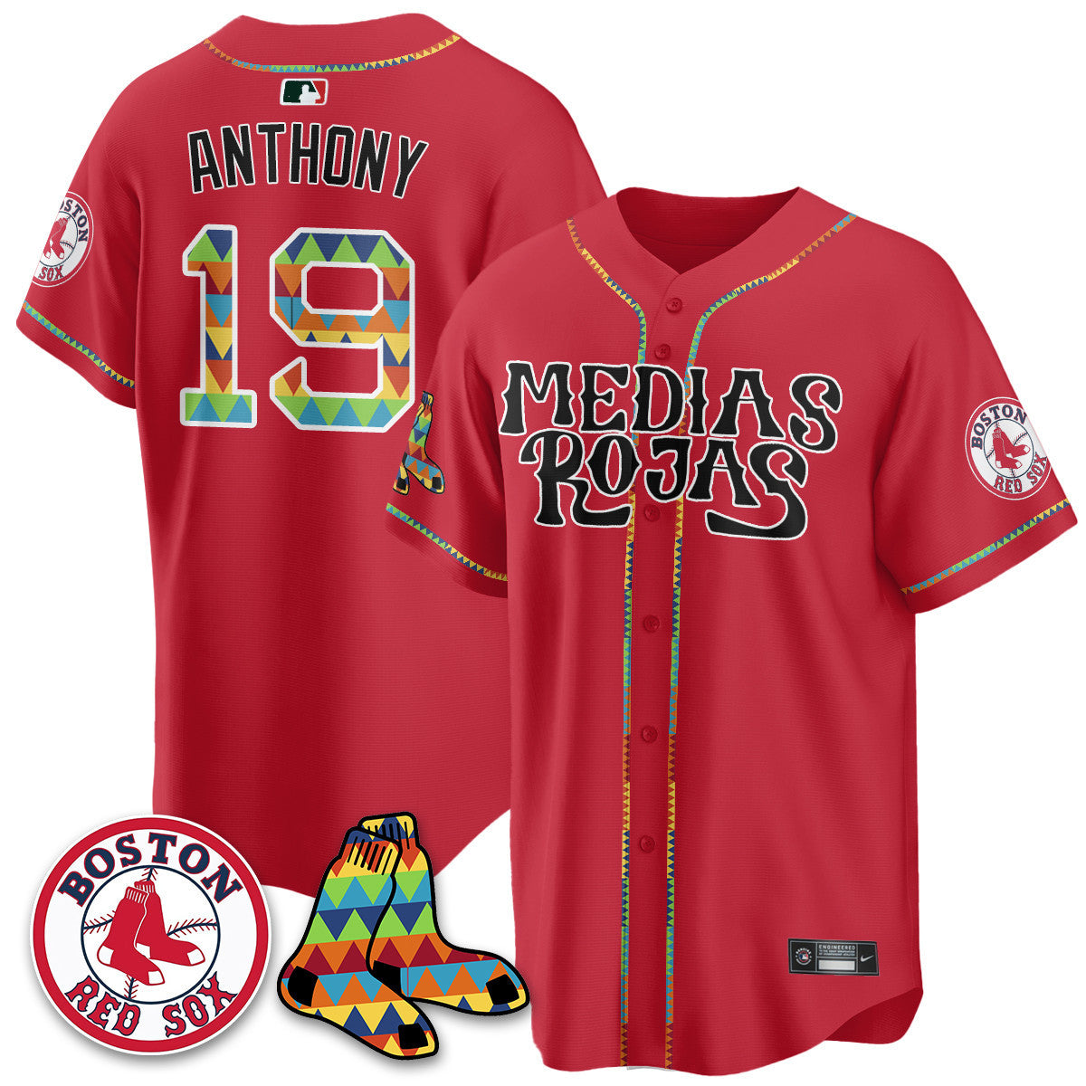 BOS "Medias Rojas" Limited Jersey - All Stitched