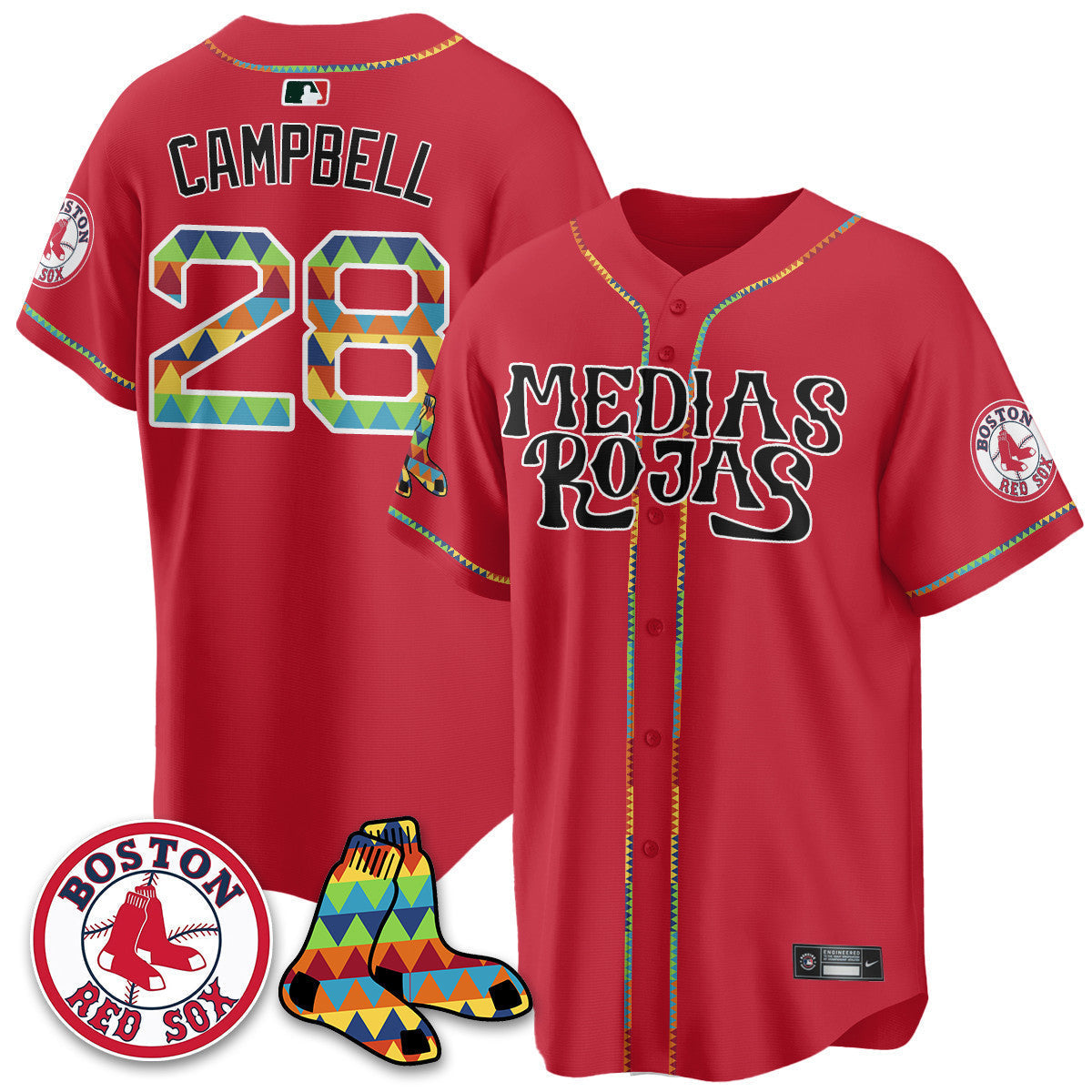 BOS "Medias Rojas" Limited Jersey - All Stitched