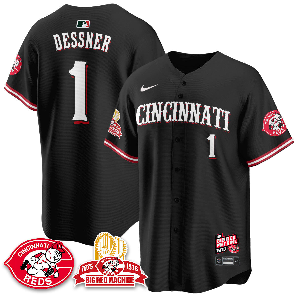 CIN Big Red Machine 50th Anniversary Jersey - All Stitched