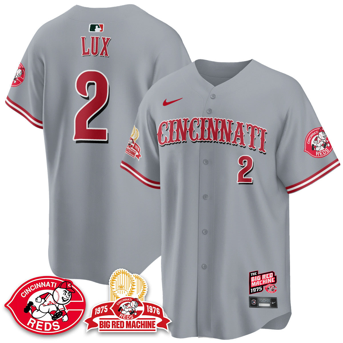 CIN Big Red Machine 50th Anniversary Jersey - All Stitched