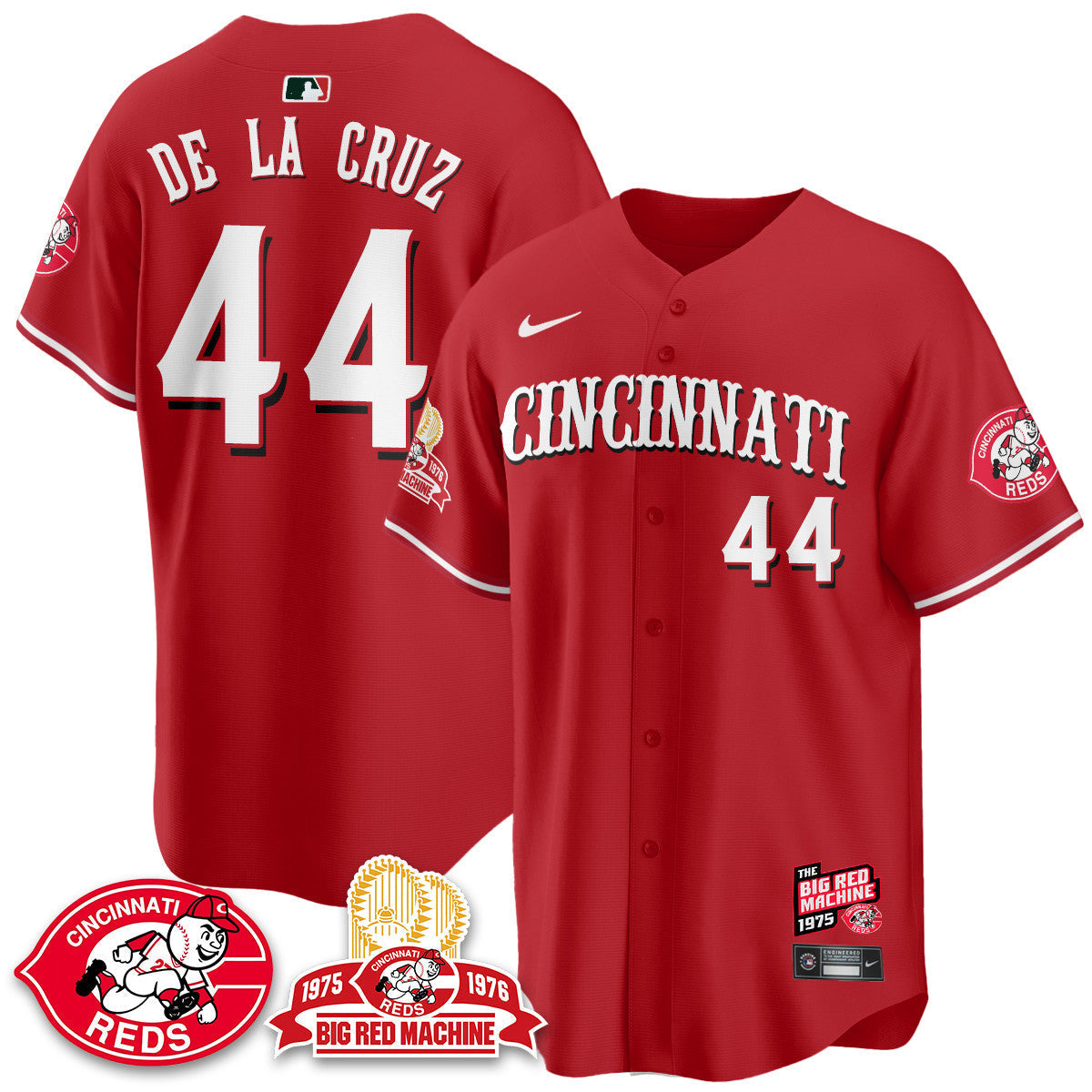 CIN Big Red Machine 50th Anniversary Jersey - All Stitched