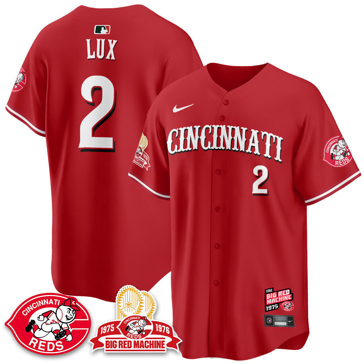 CIN Big Red Machine 50th Anniversary Jersey - All Stitched