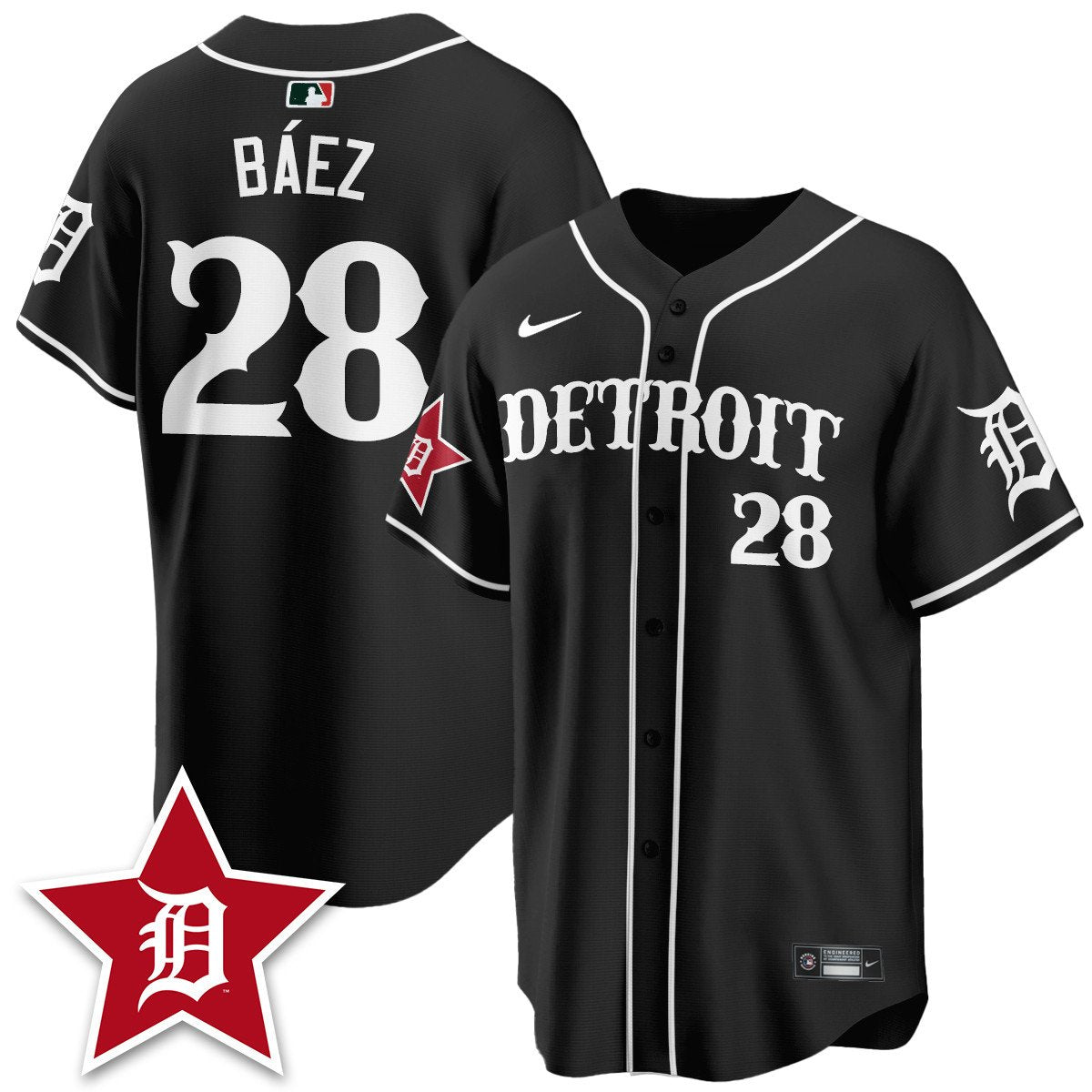 DET Black In Baseball Style Limited Jersey - All Stitched