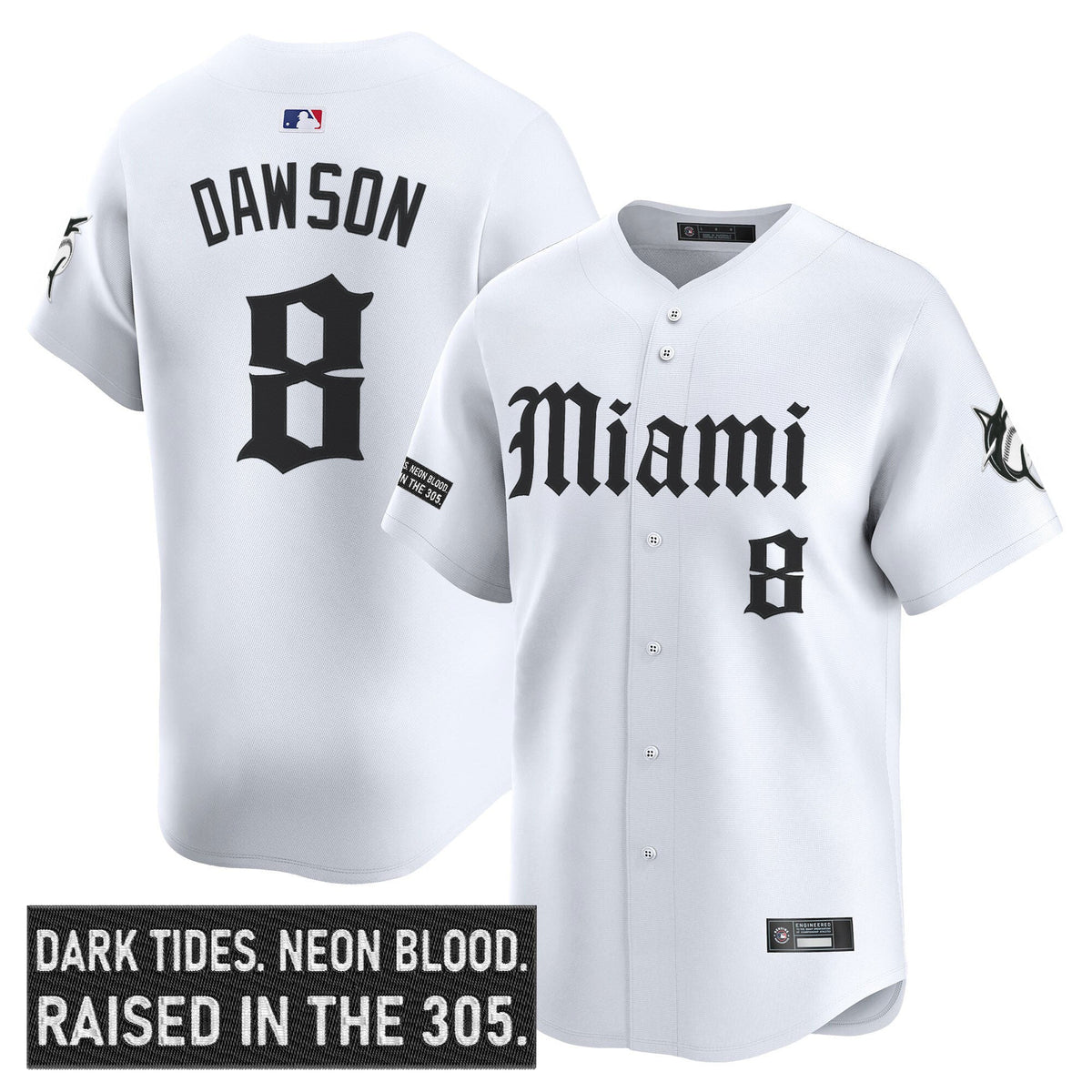 MIA 'Gothic Vice Edition' Vapor Premier Limited Jersey - All Stitched