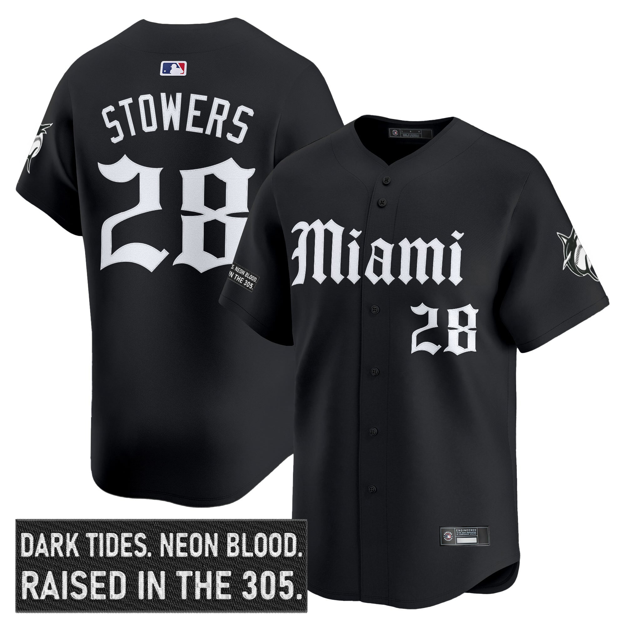 MIA 'Gothic Vice Edition' Vapor Premier Limited Jersey - All Stitched